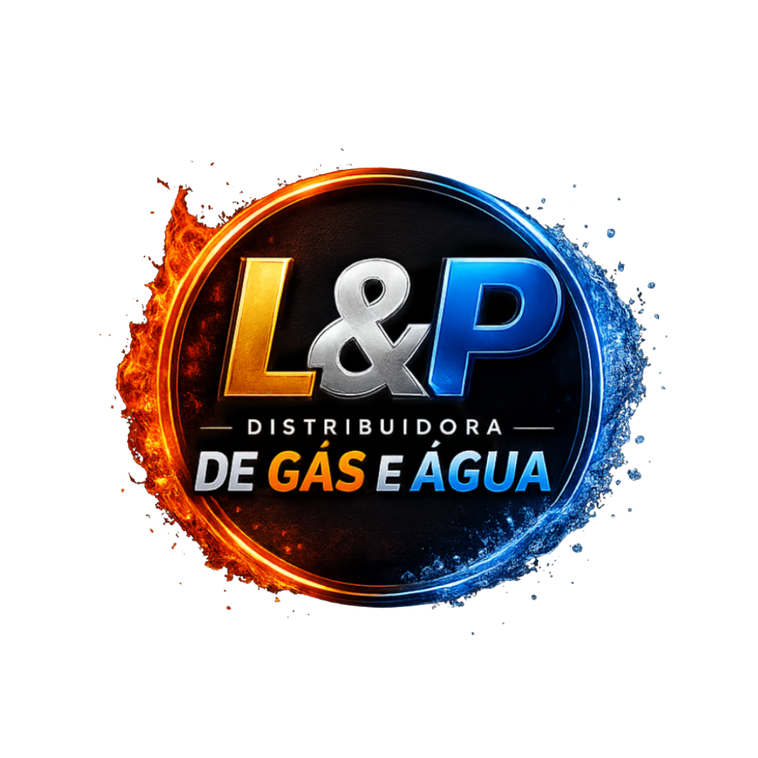 Logo L&P Distribuidora de Gás e Água